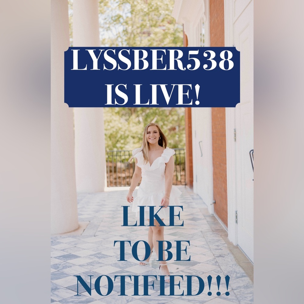 LIKE TO BE NOTIFIED WHEN I GO LIVE!!! 🍾🍾🍾